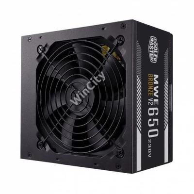 COOLER MASTER Tápegység MWE 650W, 12cm, 80+ White V2, Aktív PFC