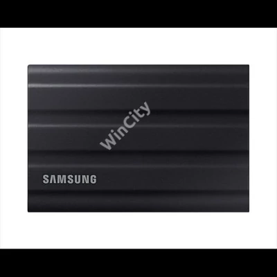 SAMSUNG Hordozható SSD T7 Shield, USB 3.2 Gen.2 (10Gbps), 1TB, Fekete