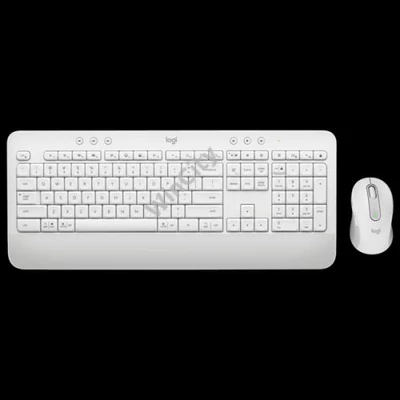LOGITECH Billentyűzet + egér - MK650 Vezeték Nélküli Combo Piszkosfehér, HUN
