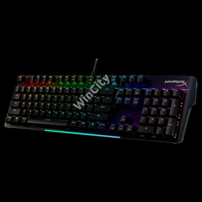 HP HYPERX vezetékes mechanikus gaming billentyűzet Alloy MKW100 piros switch - amerikai lokalizáció