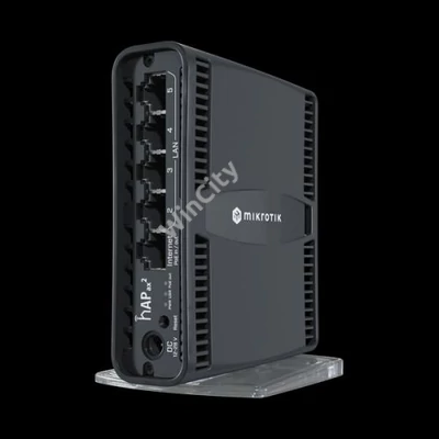 MIKROTIK Wireless Router DualBand, 5x1000Mbps (1xPOE Out), AX1800, WiFi6, Asztali - C52iG-5HaxD2HaxD-TC