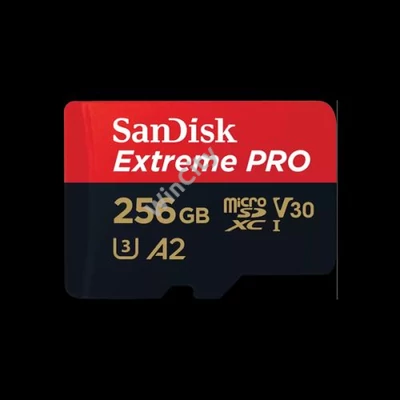 SANDISK 214505, MICROSD EXTREME PRO KÁRTYA 256GB, 200/140 MB/s, A2 C10 V30 UHS-I U3