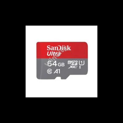 SANDISK 215421, MICROSD ULTRA ANDROID KÁRTYA 64GB, 140MB/s, A1, Class 10, UHS-I