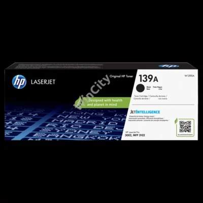 HP Toner (139A) W1390A fekete 1500/oldal LJ3002/3102