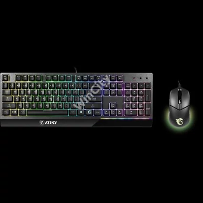 MSI ACCY VIGOR GK30 COMBO Gaming Keyboard + Optical Mouse, HUN, Black
