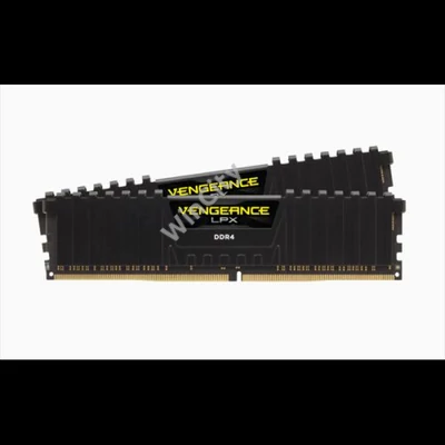 CORSAIR Memória VENGEANCE DDR4 32GB 3200MHz C16 LPX (Kit of 2), fekete