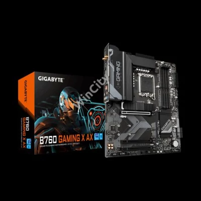 GIGABYTE Alaplap S1700 B760 GAMING X AX INTEL B760, ATX