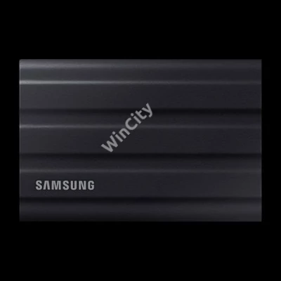 SAMSUNG Hordozható SSD T7 Shield, USB 3.2 Gen.2 (10Gbps), 4TB, Fekete