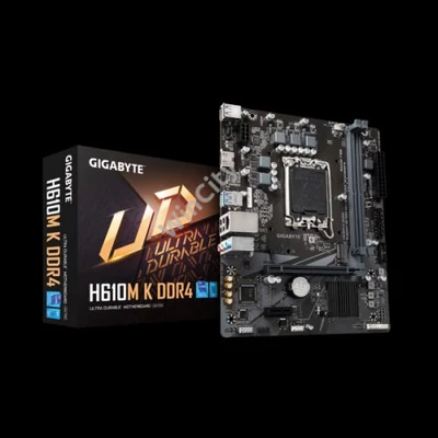 GIGABYTE Alaplap S1700 H610M K DDR4 INTEL H610, mATX