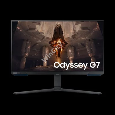 SAMSUNG Gaming 144Hz IPS monitor 28" G70B, 3840x2160, 16:9, 300cd/m2, 1ms, 2xHDMI/DP/2xUSB/LAN/WiFi/BT, Pivot, hangszóró