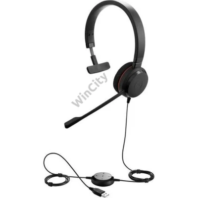 JABRA Fejhallgató - Evolve 20 MS Mono Vezetékes USB, Mikrofon