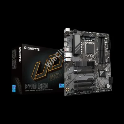 GIGABYTE Alaplap S1700 B760 DS3H INTEL B760, ATX