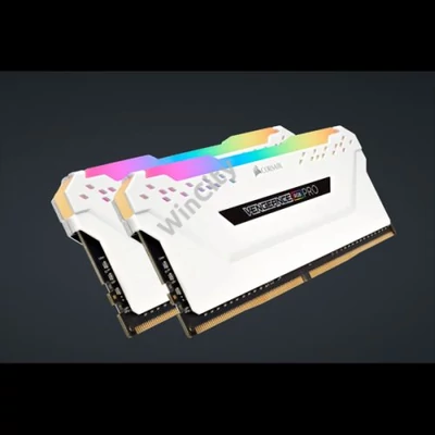 CORSAIR Memória VENGEANCE RGB PRO DDR4 16GB 3200MHz C16 (Kit of 2), fehér