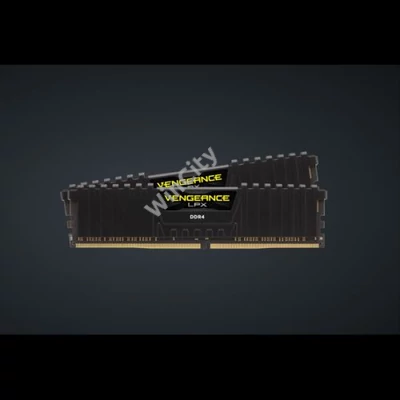 CORSAIR Memória VENGEANCE DDR4 16GB 2400MHz C14 (Kit of 2), fekete