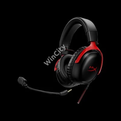 HP HYPERX vezetékes gaming fejhallgató Cloud III - fekete/piros