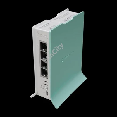 MIKROTIK Wireless Router RouterBOARD hAP ax lite, 2,4GHz, 4x1000Mbps, AX600, WiFi6, Menedzselhető, Asztali - L41G-2AXD