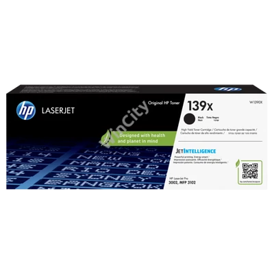 HP Toner (139X) W1390X fekete 4000/oldal LJ3002/3102