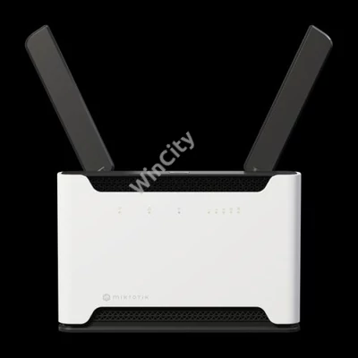 MIKROTIK Wireless Router DualBand, 4x1000Mbps+ 1x2,5Gbps, AX1800, Chateau LTE6 ax, 1xMicroSIM, Asztali