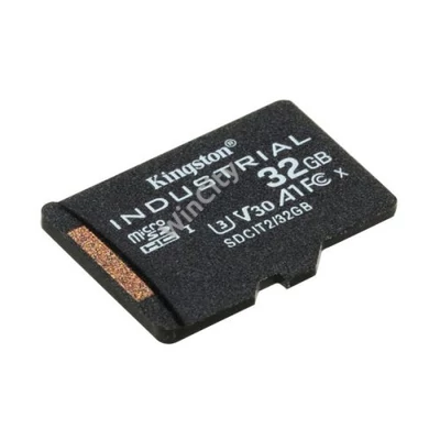 KINGSTON Memóriakártya MicroSDHC 32GB Industrial C10 A1 pSLC Adapter nélkül