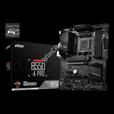 MSI Alaplap AM4 B550-A PRO AMD B550, ATX