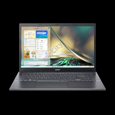 ACER Aspire A515-57-564T, 15.6" FHD IPS, Intel Core i5-12450H, 16GB, 512GB SSD, UMA, DOS, fekete