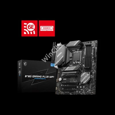 MSI Alaplap S1700 B760 GAMING PLUS WIFI Intel B760, ATX