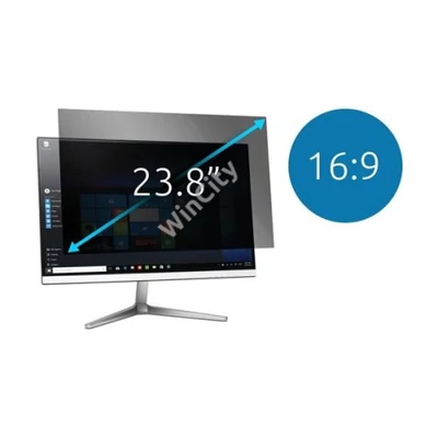 KENSINGTON Monitorszűrő (2-way Removable Privacy Screen Filter for 23.8" Monitors 16:9)