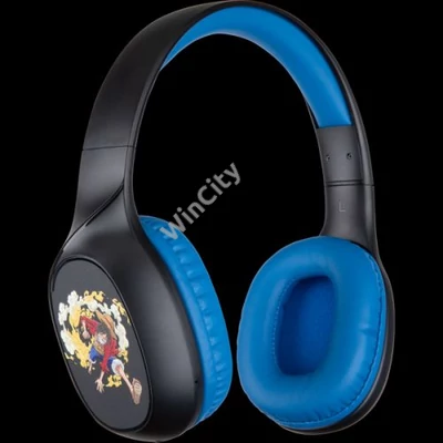 KONIX - ONE PIECE 2.0 Fejhallgató Vezeték Nélküli Bluetooth Gaming Stereo, Mikrofon, Fekete-Kék