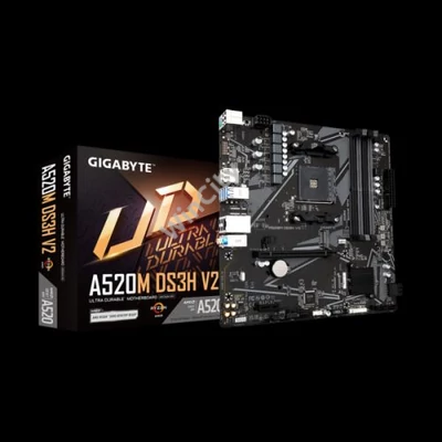 GIGABYTE Alaplap AM4 A520M DS3H V2 AMD A520, mATX