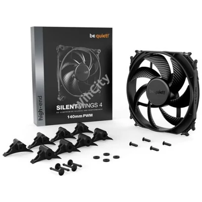 BE QUIET! Rendszerhűtő ventilátor Silent Wings 4 PWM, 14cm