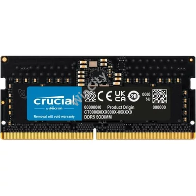 CRUCIAL NB Memória DDR5 8GB 4800MHz CL40 SODIMM
