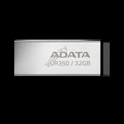 ADATA Pendrive 32GB, UR350 USB 3.2, fémházas, fekete