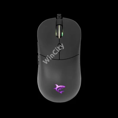 WHITE SHARK BAGDEMAGUS-B, GM-5010B gamer egér, 6D, fekete, 7200 dpi, RGB