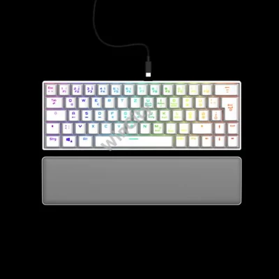 URAGE by HAMA 217829, GAMING URAGE EXODUS 760TKL MECHANIKUS MINI BILLENTYŰZET, RGB, RED SWITCH, FEHÉR