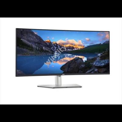 DELL Ívelt Monitor U3824DW, 38" WQHD+ (3440x1600), 60Hz, 21:9, IPS, 2000:1, 300cd, 8ms, DP, HDMI, USB-C, szürke