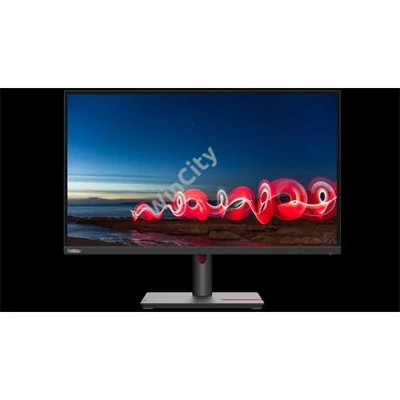 LENOVO Monitor - ThinkVision T27h-30; 27" QHD 2560x1440 IPS, 16:9, 1000:1, 350cd/m2, 4ms, HDMI, DP, USB Type-C