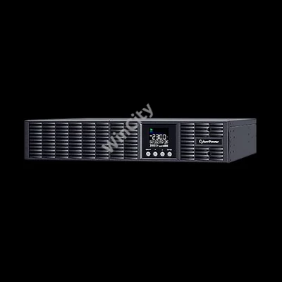 CYBERPOWER UPS, 3000VA/2700W, 8xC13, színes LCD, szünetmentes, tiszta színuszos, online kettős konverzió, rack/tower