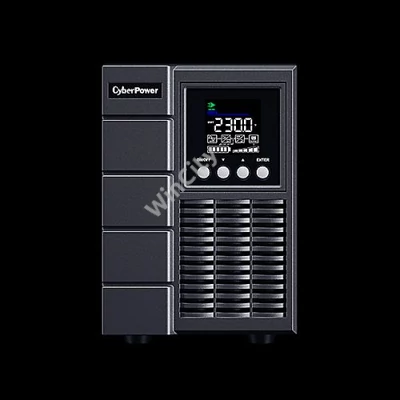 CYBERPOWER UPS, 2000VA/1800W, 2xC13 2xSCHU, színes LCD kijelző, OnLine szünetmentes, kettős konverziós,tisztán színuszos