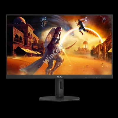 AOC Gaming 180Hz IPS monitor 27" Q27G4X, 2560x1440, 16:9, 400cd/m2, 1ms, 2xHDMI/DisplayPort, hangszóró, áll. mag., pivot