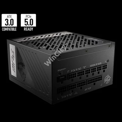 MSI Tápegység 850W 80+ Gold moduláris, Gen 5.0