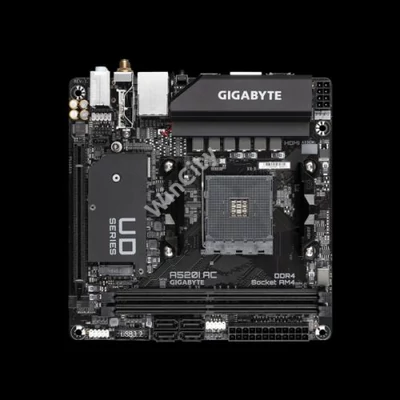 GIGABYTE Alaplap AM4 A520I AC AMD A520, mini-ITX