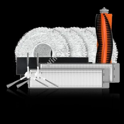 EZVIZ RS2 robotporszívó gyári tartozék csomag gördülő kefe + HEPA filter + felmosó rongy + élkefe