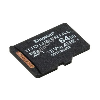 KINGSTON Memóriakártya MicroSDXC 64GB Industrial C10 A1 pSLC Adapter nélkül