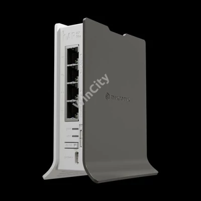 MIKROTIK Wireless Router hAP ax lite LTE6, 2,4GHz, 4x1000Mbps, AX600, WiFi6, Menedzselhető, Asztali