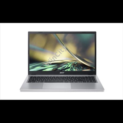 ACER Aspire A315-24P-R7QE, 15.6" FHD, AMD Ryzen 3 7320U, 8GB, 512GB SSD, UMA, Win11 Home, ezüst