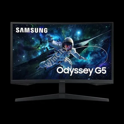 SAMSUNG Ívelt Gaming 165Hz VA monitor 32" G55C, 2560x1400, 16:9, 300cd/m2, 1ms, HDMI/DisplayPort