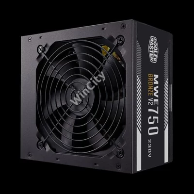 COOLER MASTER Tápegység MWE 750 BRONZE - V2, 750W, 12cm, 80+ Bronze