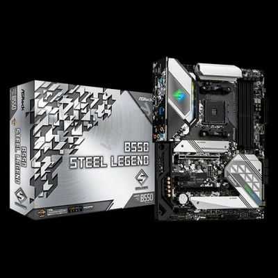 ASROCK Alaplap AM4 B550 STEEL LEGEND AMD B550, ATX