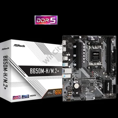 ASROCK Alaplap AM5 B650M-H/M.2+ AMD B650, mATX