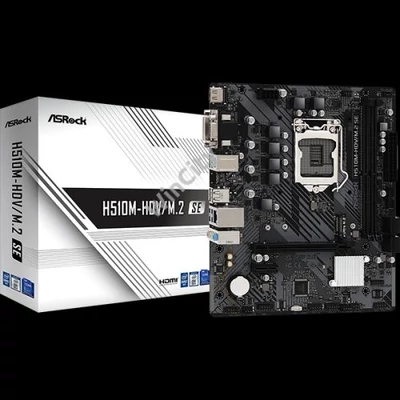 ASROCK Alaplap S1200 H510M-HDV/M.2 SE INTEL H470, mATX